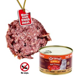 GRAND pour chat au boeuf (6x405g)