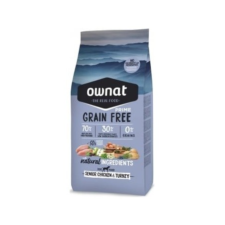 Ownat Grain Free Senior Chicken Turkey (14kg)