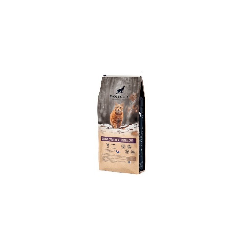 Wolfood Original Cat & kitten 10kg