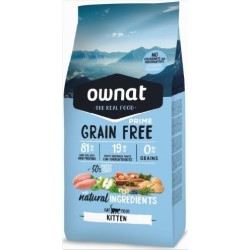 Ownat Kitten Grain Free (3 sacs de 3kg soit 9kg)