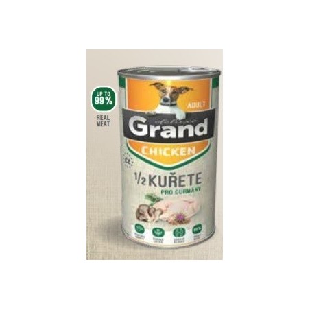 Boite Grand 1/2 poulet Gourmet (Pack de 4 x1300g)