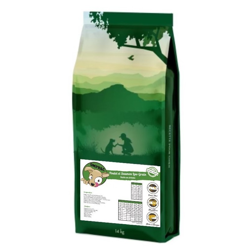 DMPR&C Poulet et Saumon Low-Grain 14kg