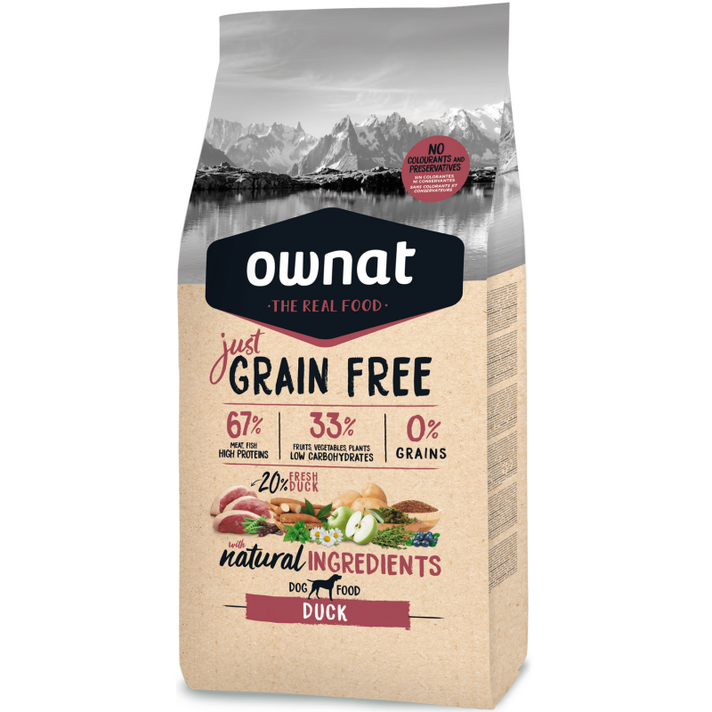 Ownat Just Grain Free Adult Duck 14kg