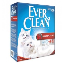 Litière Everclean Multichat agglomérante 6L