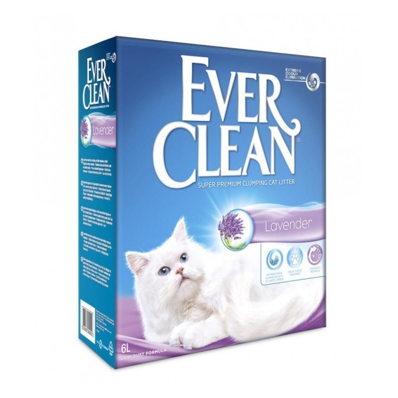 Litière EverClean parfum Lavande 6L