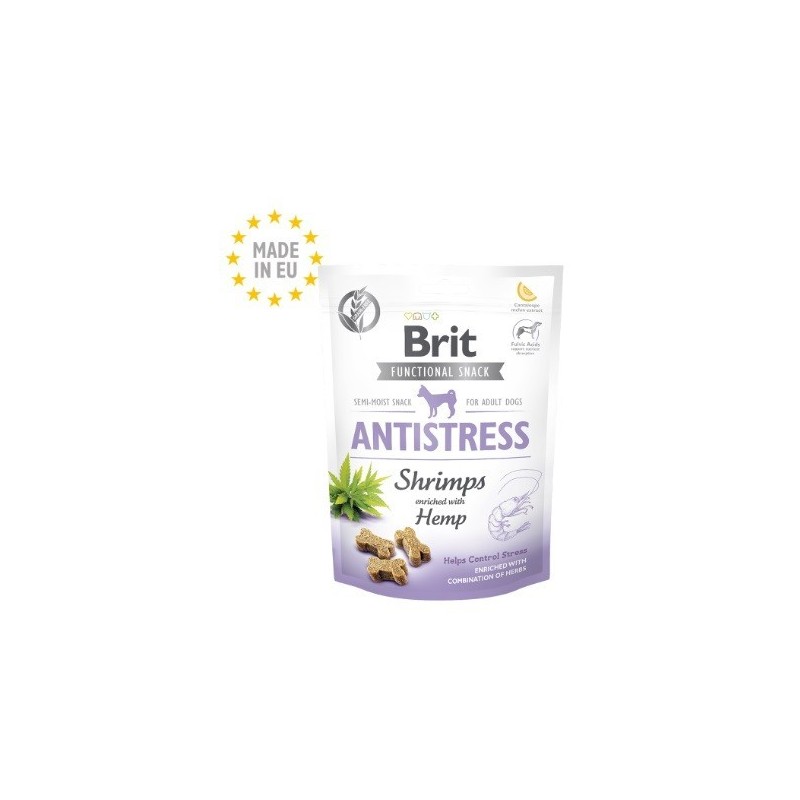 Brit Snack Functional Antistress Crevettes et chanvre 150GR