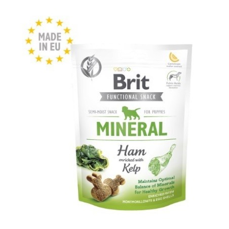 Brit Snack Functional Mineral Jambon et Algues Chiot 150GR