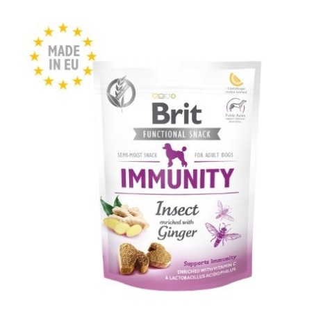 Brit Snack Functional Immunity Insectes et Gingembre 150GR