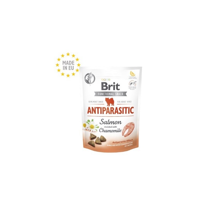 Brit Snack Functional Antiparasitic Saumon et Camomille 150GR