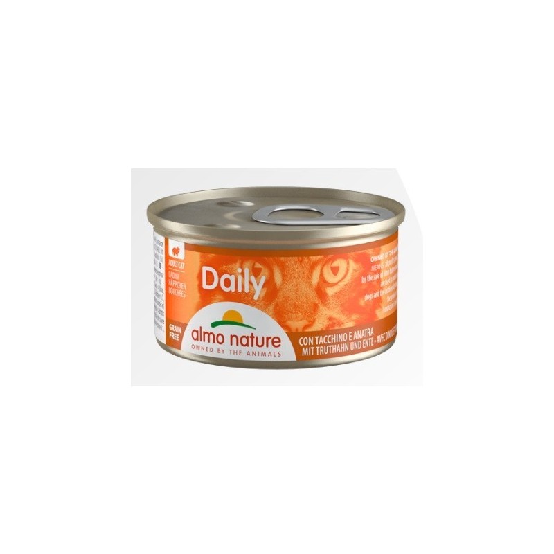 Almo Nature Daily Nature Bouchées 85g différents gouts