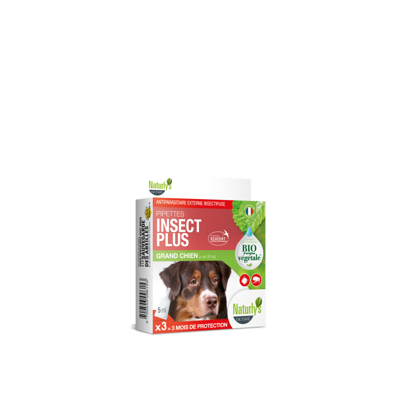 Pipette antiparasitaire Grand Chien (+30kg) Naturlys