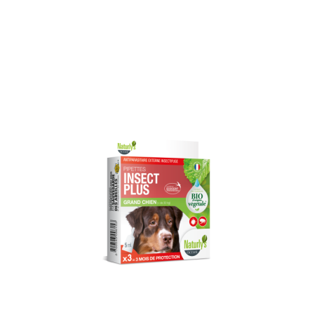 Pipette antiparasitaire Grand Chien (+30kg) Naturlys