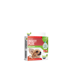 Collier Insect Plus anti tiques et puces pour Chien (long. 38cm ou 75cm) Naturlys