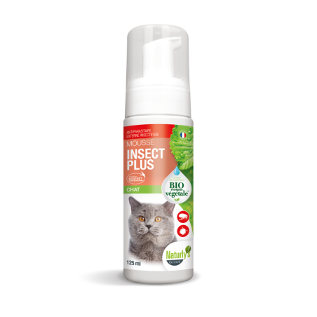 Mousse Insect Plus Naturlys Chat 125ml