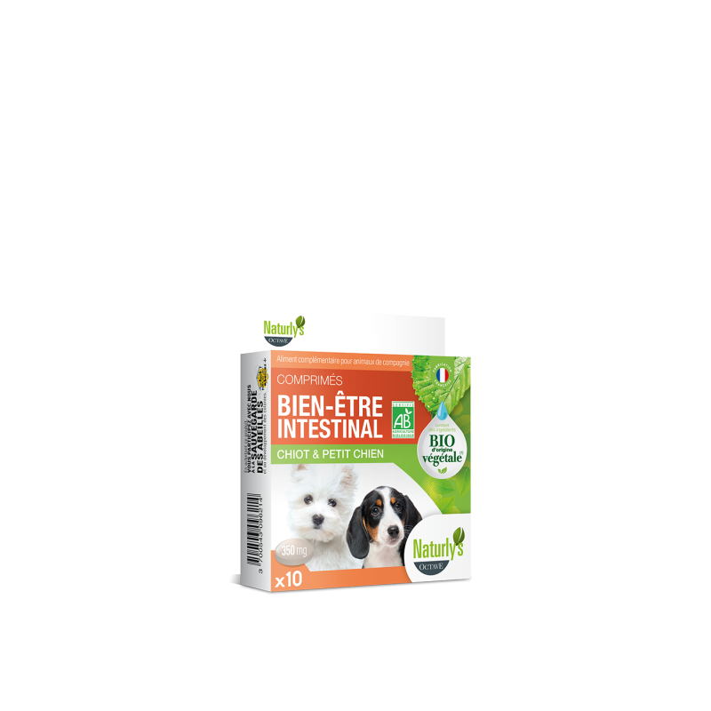 Comprimés Bien être intestinal Chien Naturlys 10 comprimés