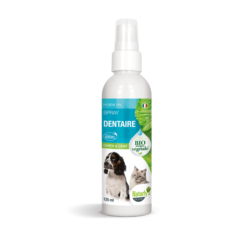 Spray Dentaire pour chien et chat BIO Naturlys 125ml