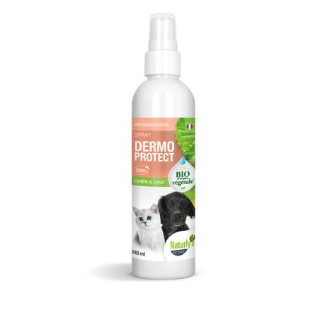 Spray Dermo Protect Anti Demangeaisons-Irritations Chien et Chat Bio Naturlys 240ml