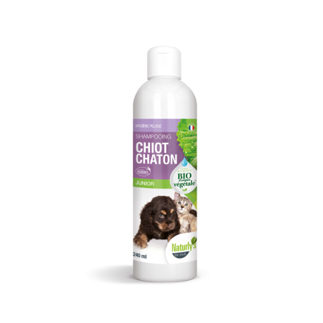 Shampoing Bio Chien et Chat tous pelages Naturlys 240ml